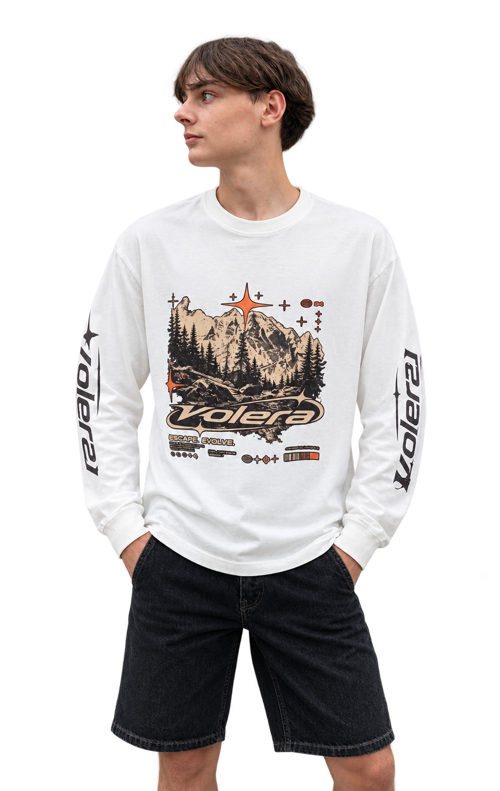 Oversized Long Sleeve Shirt – White
