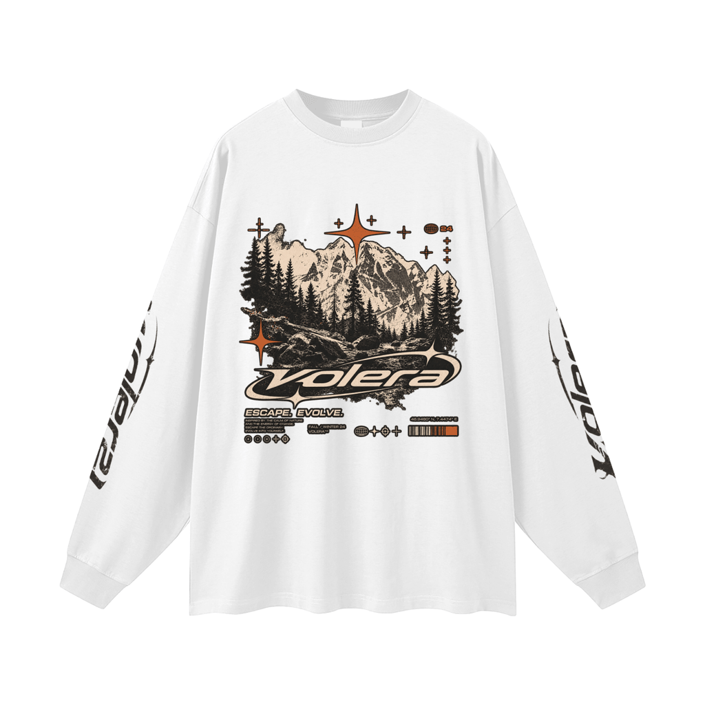 Oversized Unisex Long Sleeve T-Shirt - VOLERA
