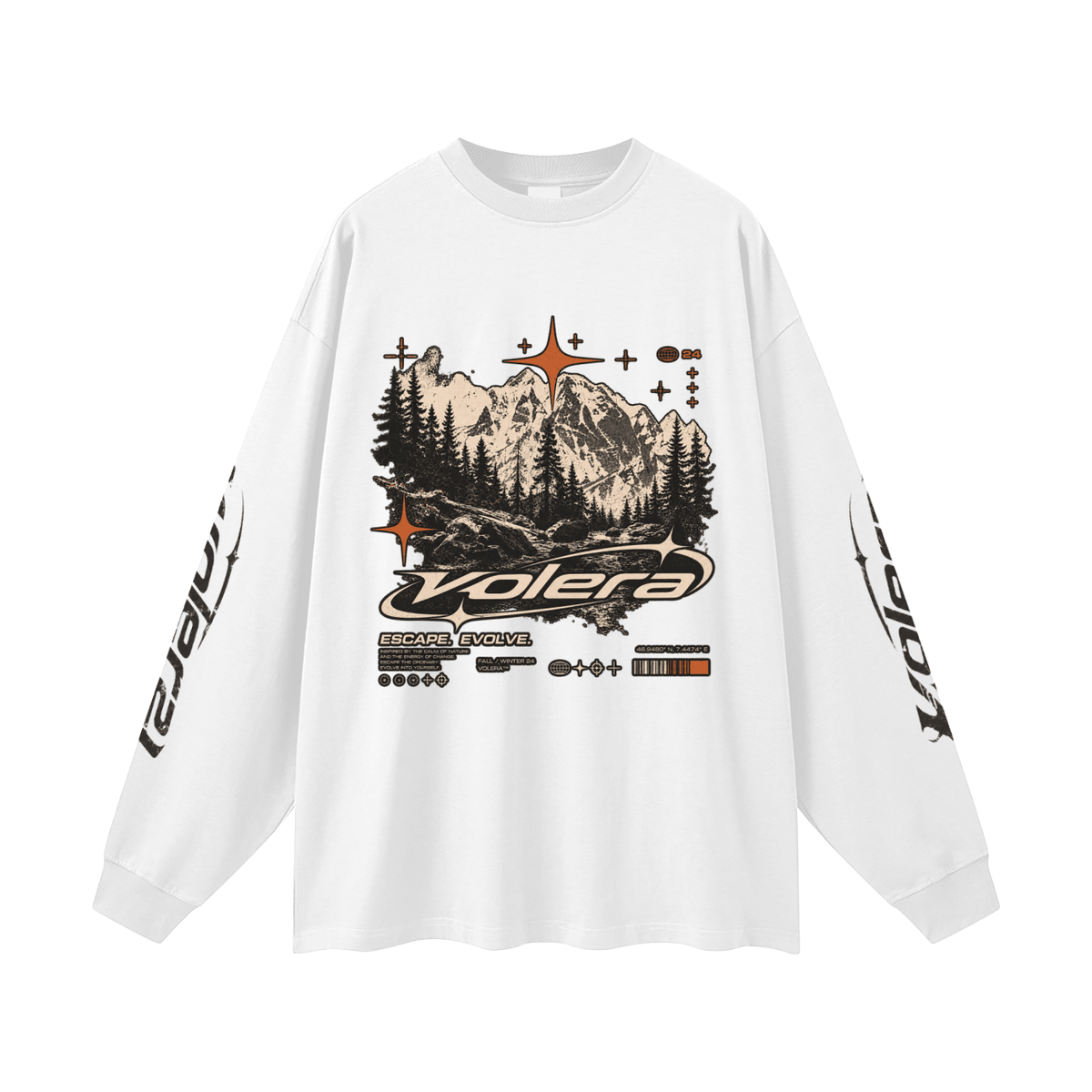 Oversized Unisex Long Sleeve T-Shirt - VOLERA