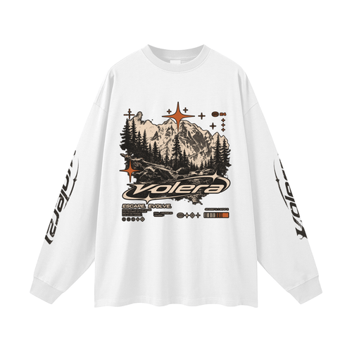 Oversized Unisex Long Sleeve T-Shirt - VOLERA